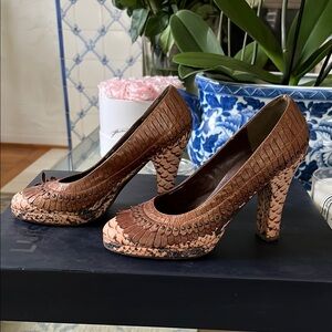 Elegant Brown High Heels